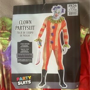 Men's clown party suit